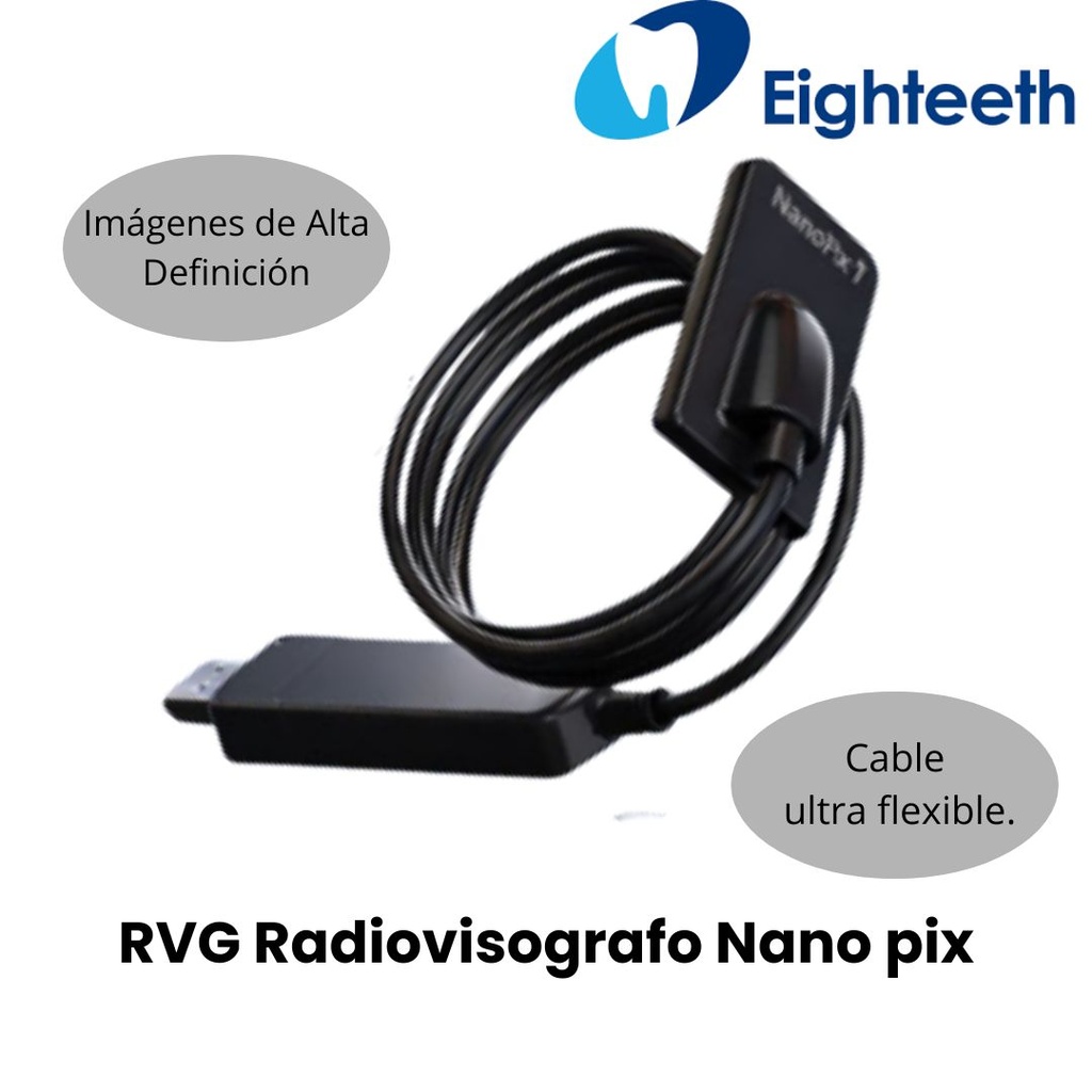 Sensor Intraoral - Modelo Nanopix PRO 1.4 - con Diagnostico - IA - en la Nube - Eighteeth