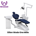 Sillon Dental Wodo One Mille (WOSON) 4 puntas + suctores y jeringa auxiliar + Reflector BI-LED + Escupiera de vidrio  