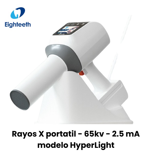 Rayos X portatil - 65kv - 2.5 mA batería 2.500mAh modelo HyperLight      - (Eighteeth)