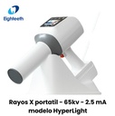 Rayos X portatil - 65kv - 2.5 mA batería 2.500mAh modelo HyperLight      - (Eighteeth)