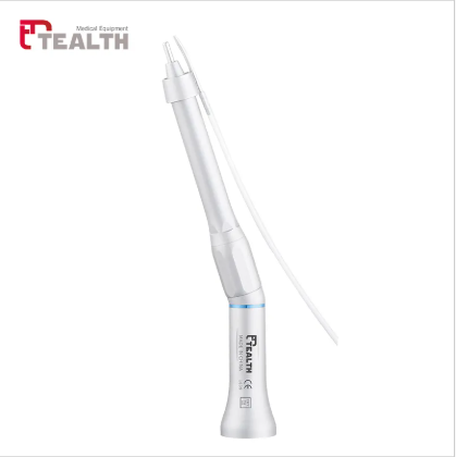 Turbina dental con cabezal recto quirúrgico 1:1 de 20 grados sin LED - irrigacion externa - (Tealth)