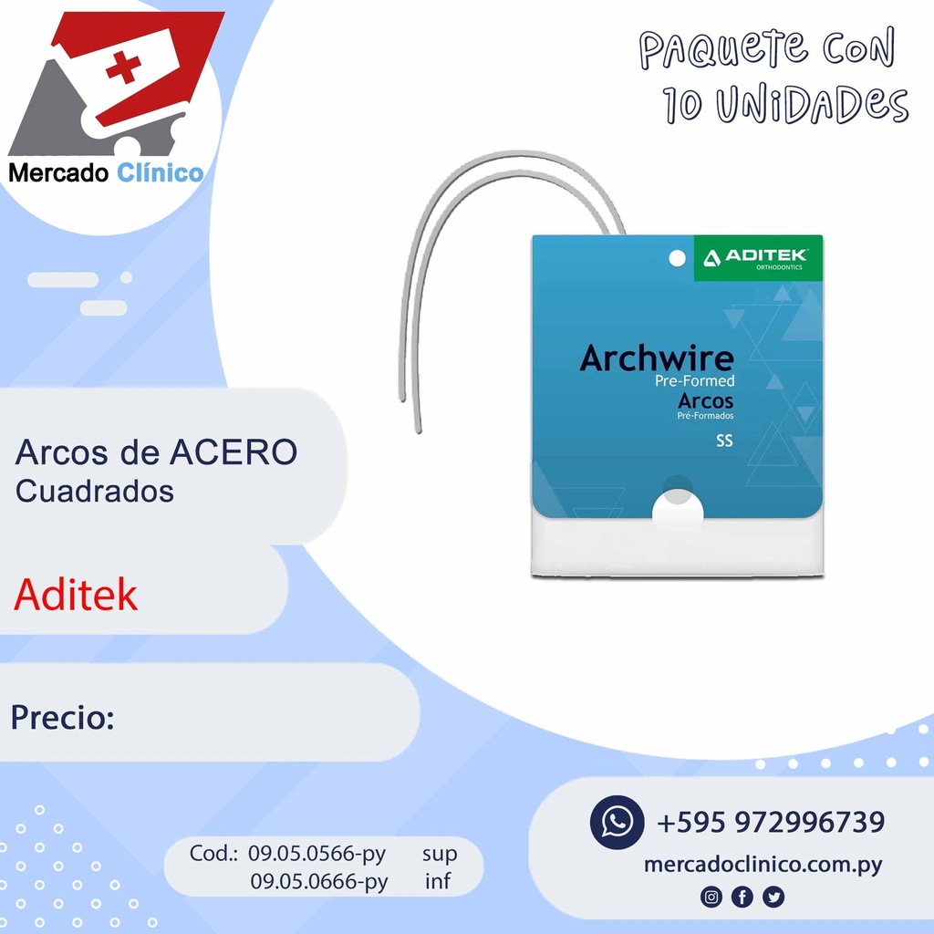 Arcos de ACERO - Cuadrados - ADITEK