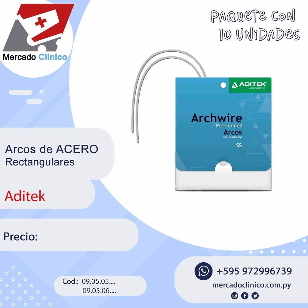 Arcos de ACERO - Rectangulares - ADITEK