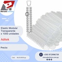 Elastico Modular Gomitas - Transparente (1000 unidades) - Orthodontics