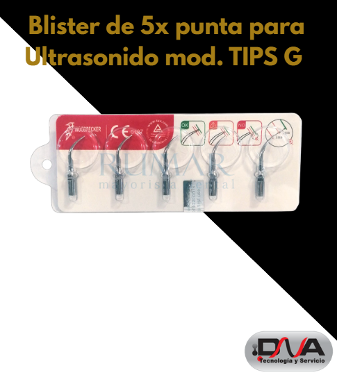 Blister de 5x punta para Ultrasonido mod. TIPS G *EMS (Woson)