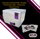 Autoclave  12L modelo tanda N, secado puerta cerrada con 3 fases de desaireación, acero inox  (Woson) 