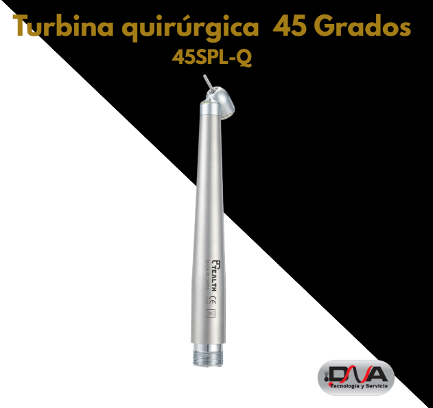 Turbina Quirurgica de 45 Grados - TEALTH 