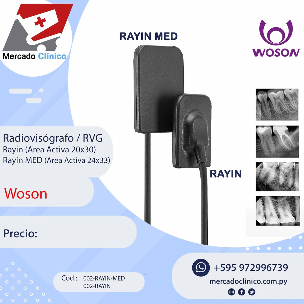 Radiovisógrafo RVG - WOSON